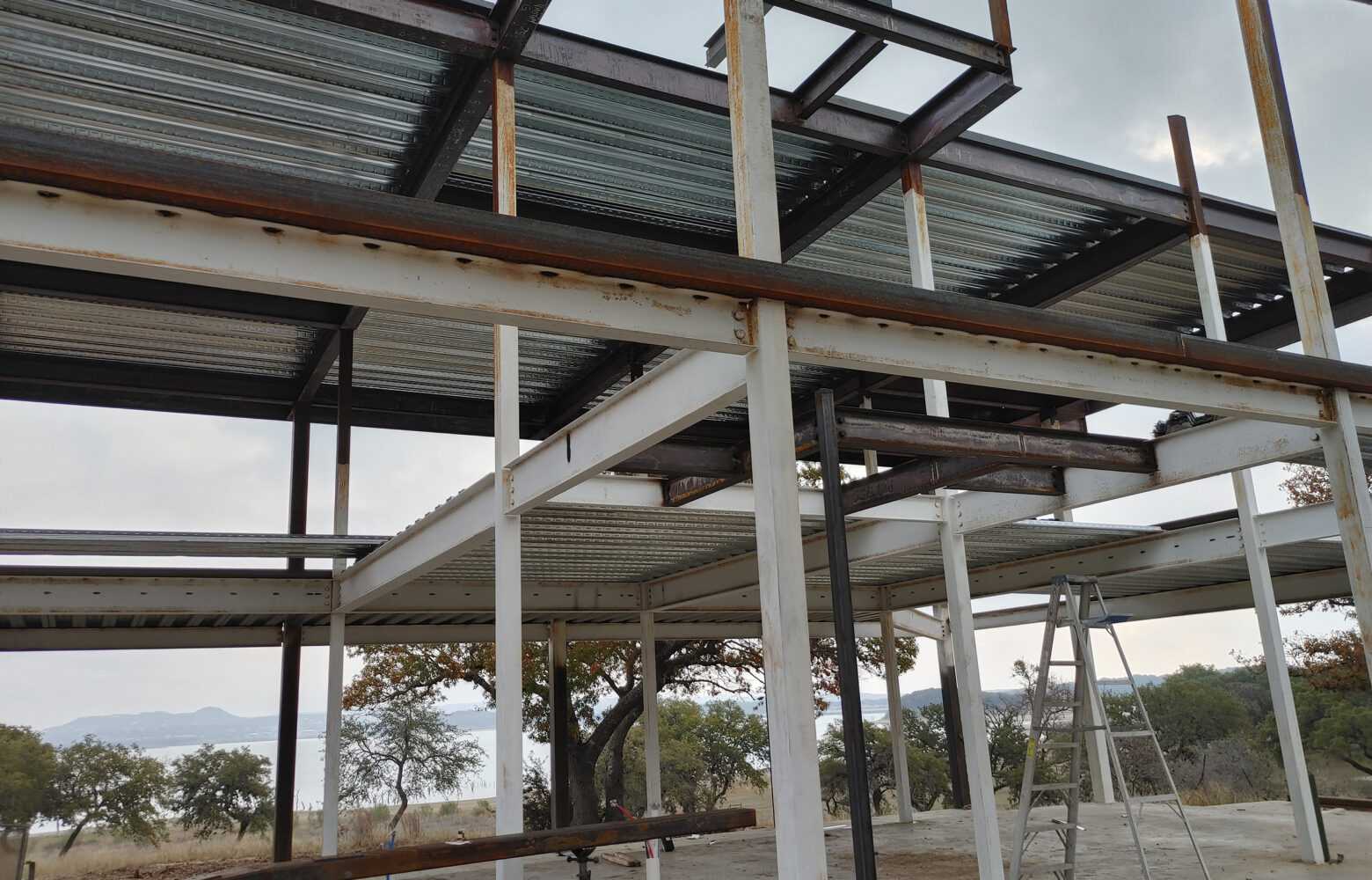 Three-Story Steel Home Frame