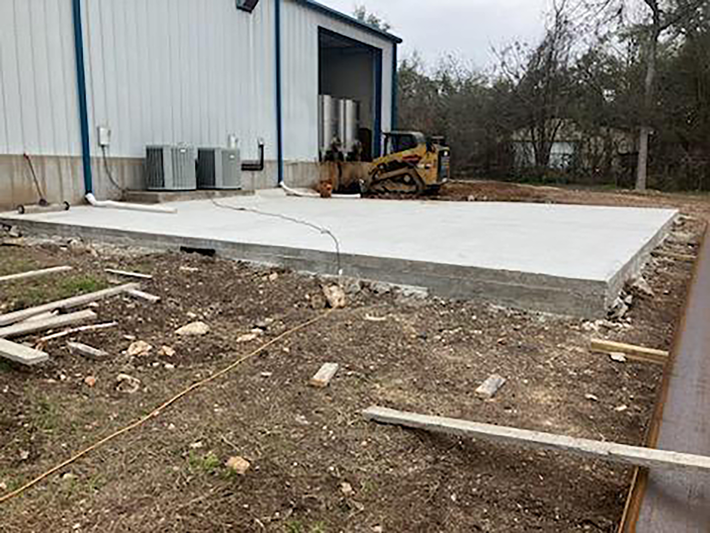 Metal Building Slab